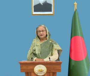 সুবর্ণ জয়ন্তী উদযাপন উপলক্ষে মাননীয় প্রধানমন্ত্রী শেখ হাসিনার জাতির উদ্দেশে ভাষণ